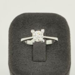 Pırlanta Tektaş Yüzük 0.60 Karat- Uluslararası GIA Sertifikalı-TTC0008