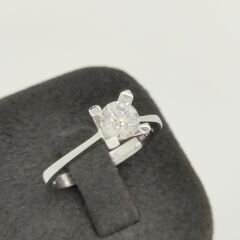 Pırlanta Tektaş Yüzük 0.60 Karat- Uluslararası GIA Sertifikalı-TTC0008