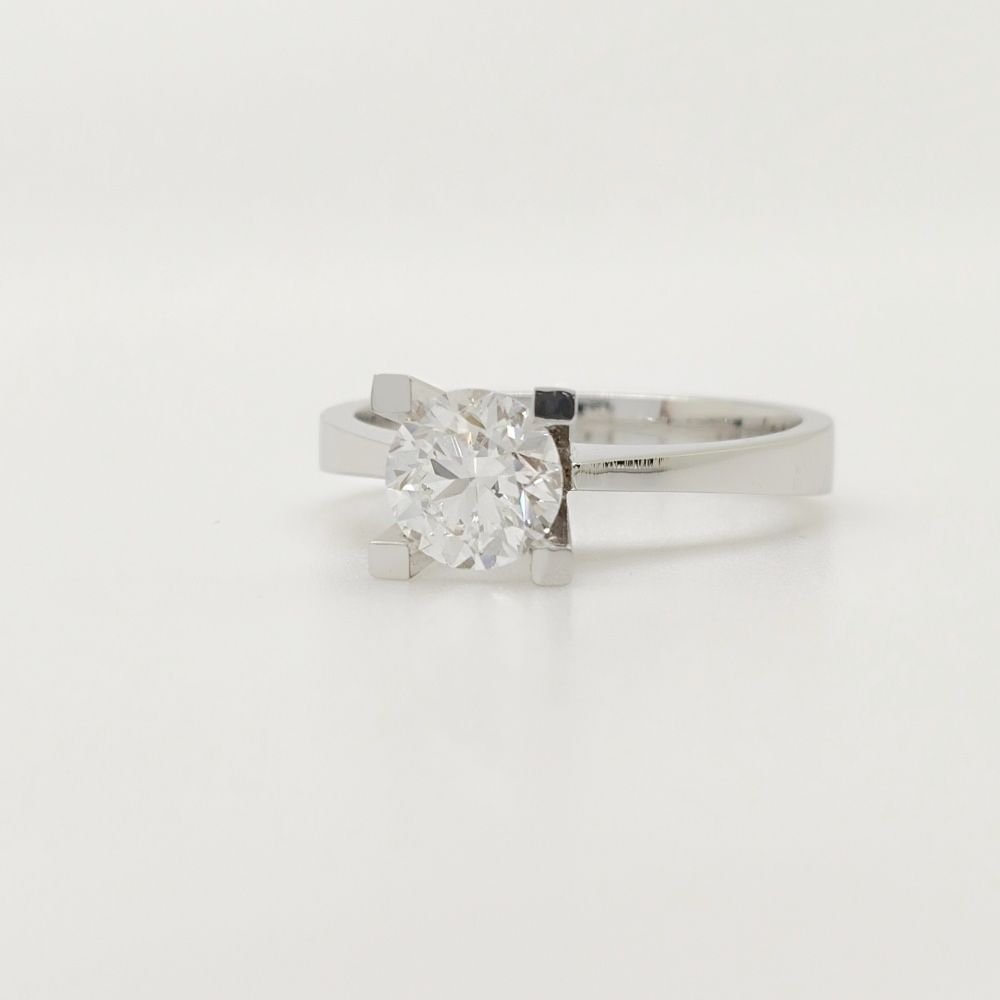 Pırlanta Tektaş Yüzük 1.00 Karat- Uluslararası GIA Sertifikalı-TTC0026