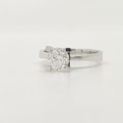 Pırlanta Tektaş Yüzük 1.00 Karat- Uluslararası GIA Sertifikalı-TTC0026