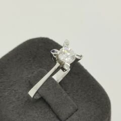 Pırlanta Tektaş Yüzük 0.40 Karat- Uluslararası GIA Sertifikalı-TTC0012