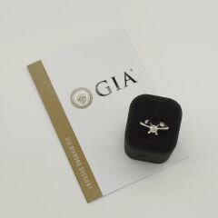 Pırlanta Tektaş Yüzük 0.40 Karat- Uluslararası GIA Sertifikalı-TTC0012