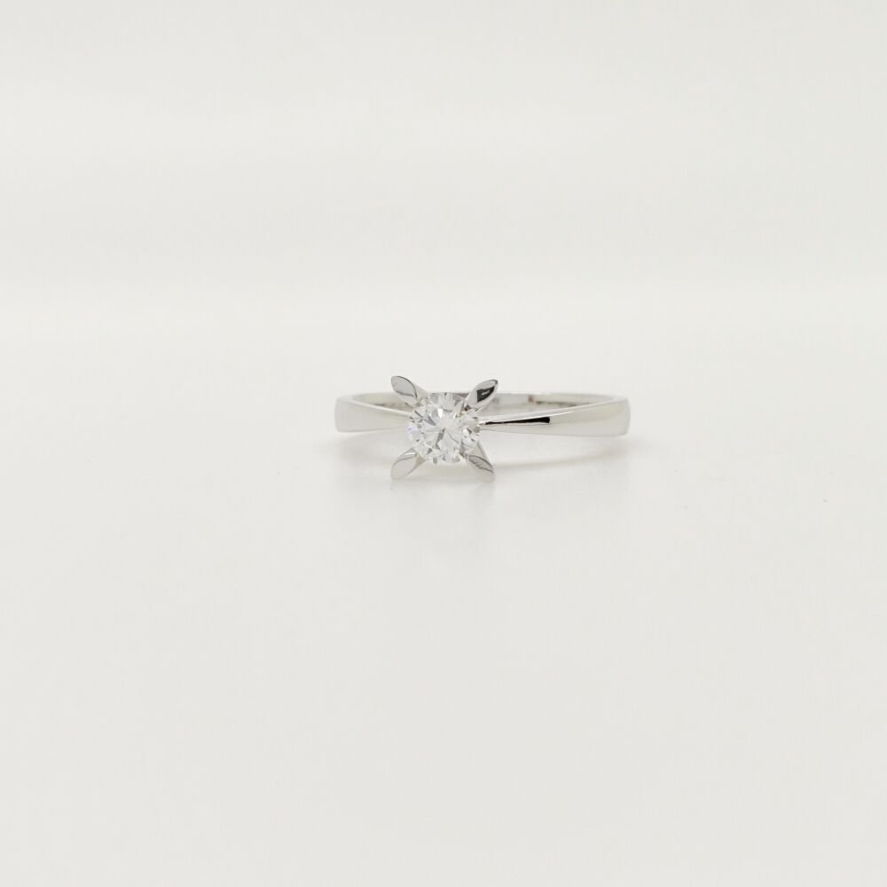 Pırlanta Tektaş Yüzük 0.30 Karat- Uluslararası GIA Sertifikalı-TTC0022