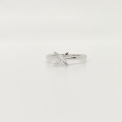 Pırlanta Tektaş Yüzük 0.30 Karat- Uluslararası GIA Sertifikalı-TTC0022