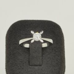 Pırlanta Tektaş Yüzük 0.30 Karat- Uluslararası GIA Sertifikalı-TTC0022