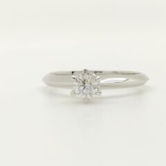 Pırlanta Tektaş Yüzük 0.30 Karat- Uluslararası GIA Sertifikalı-TTC0021