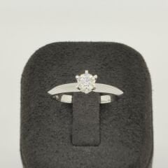 Pırlanta Tektaş Yüzük 0.30 Karat- Uluslararası GIA Sertifikalı-TTC0021