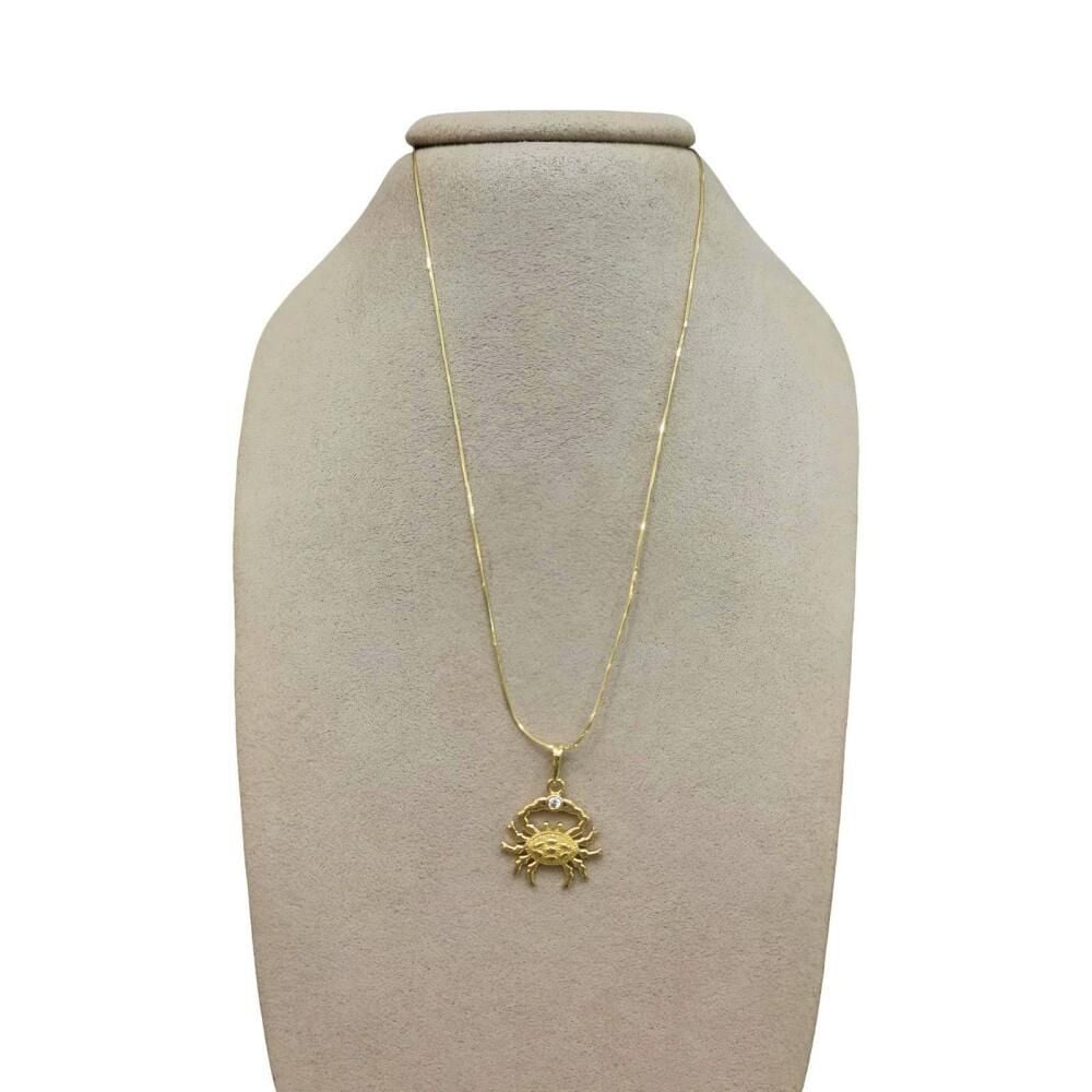 Taşlı Yengeç Kolye Ucu - KLU0703