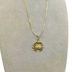 Taşlı Yengeç Kolye Ucu - KLU0703