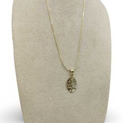 İki Renkli Hayat Ağacı Kolye Ucu - KLU0702