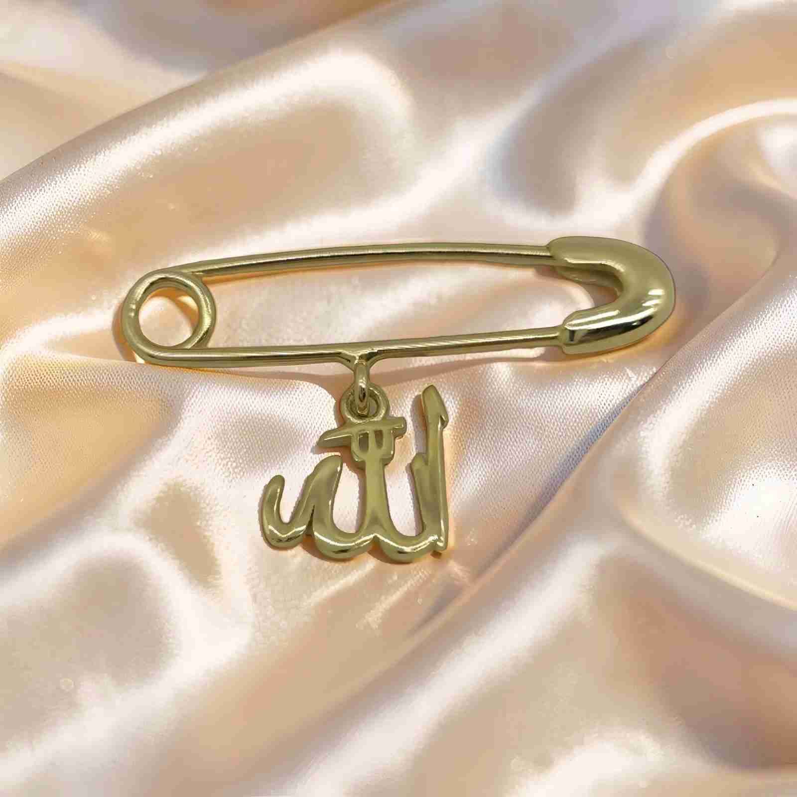 Allah Yazılı Bebek Yaka İğnesi - KLU0651