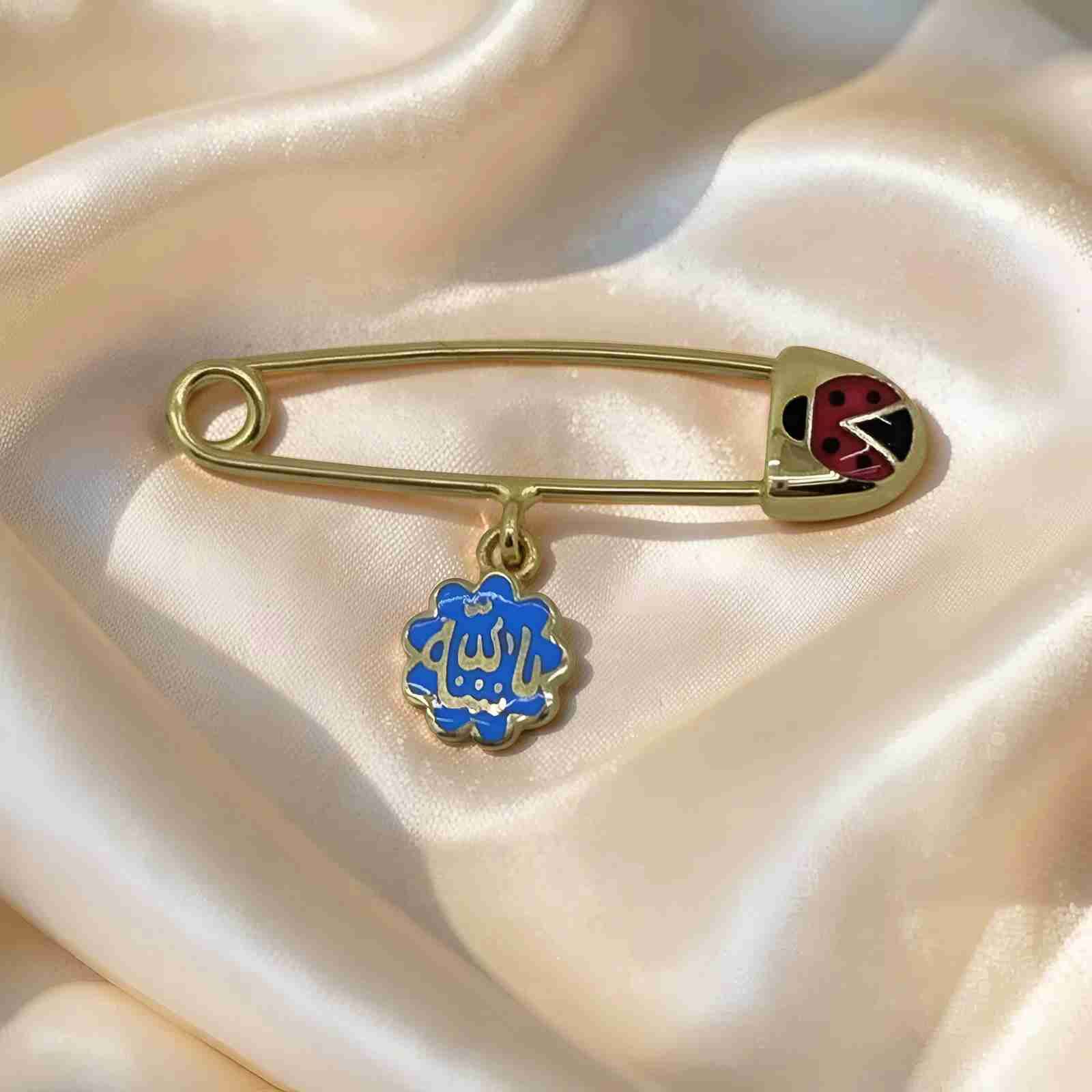 Maşallah Yazılı Bebek Yaka İğnesi - KLU0650