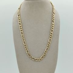 Figaro Altın Zincir Kalın – 55 cm