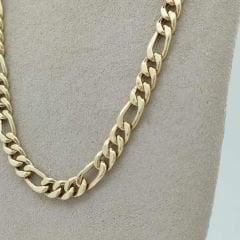 Figaro Altın Zincir Kalın – 55 cm