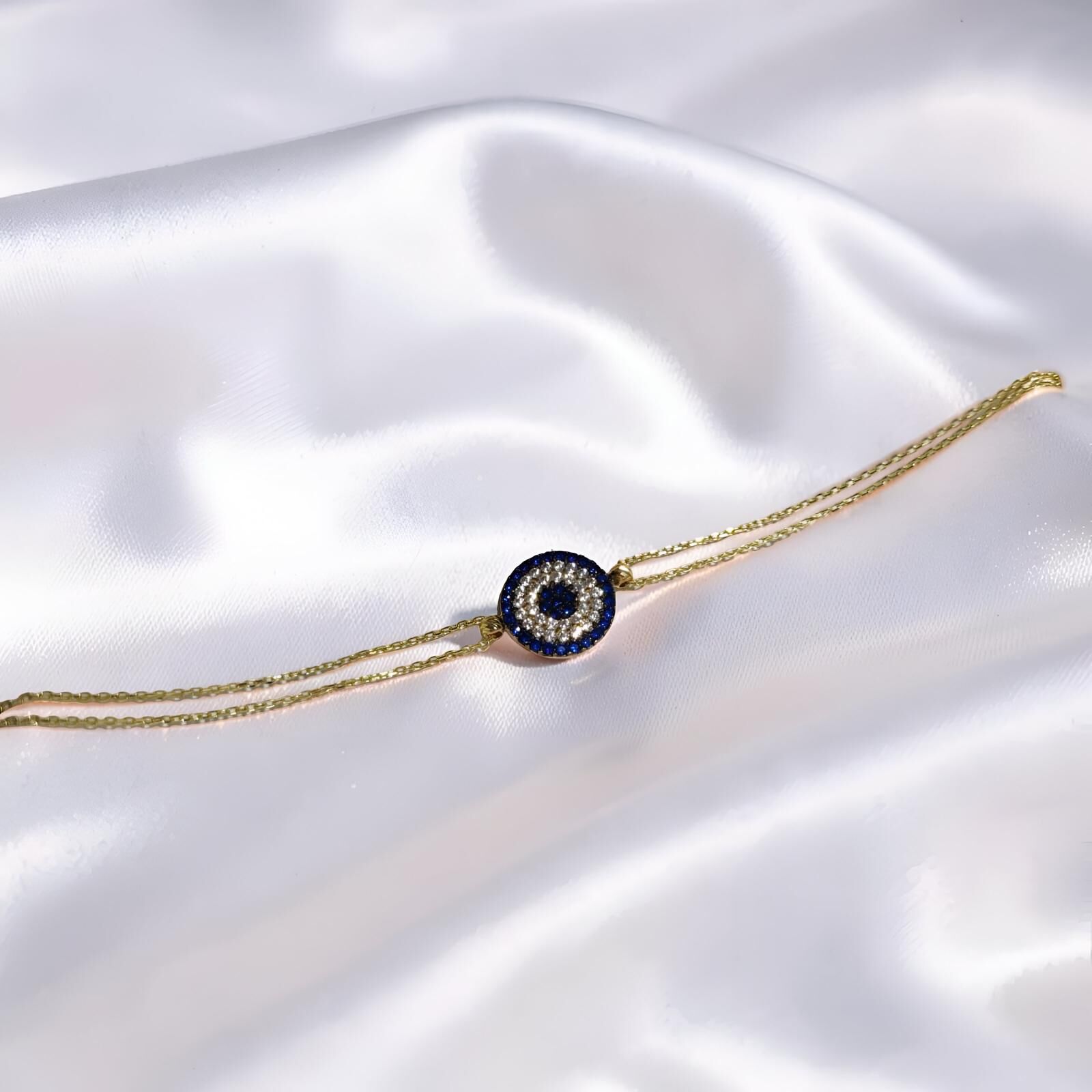 Taşlı Nazar Boncuklu Bileklik - BLK0829