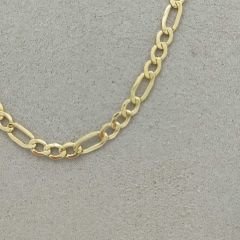 Figaro Altın Zincir İnce – 45 cm