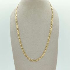 Figaro Altın Zincir İnce – 50 cm