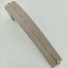 Renkli Boncuklu İnce Bileklik – Pembe Renk