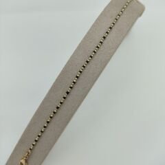 Renkli Boncuklu İnce Bileklik –Siyah