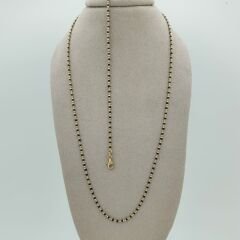 Renkli Boncuklu İnce Bileklik –Siyah