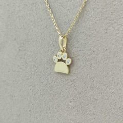 Taşlı Pati Kolye Ucu