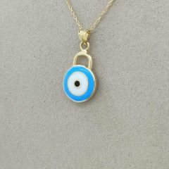 Asma Kilit Nazar Boncuk Kolye Ucu