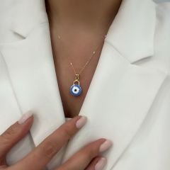 Asma Kilit Nazar Boncuk Kolye Ucu