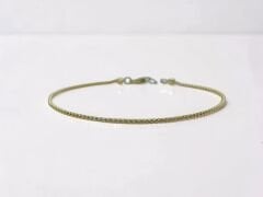 Altın İnce Doç Zincir Bileklik - BLK0991