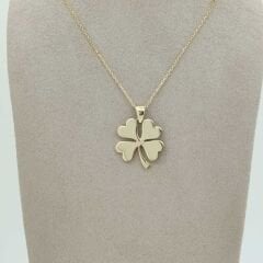 Kalın Yonca Kolye Ucu