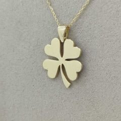 Kalın Yonca Kolye Ucu