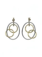 Taşlı Çoklu Halka Küpe - KP01016