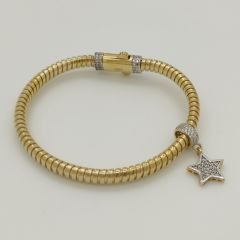 Taşlı Yıldız Figürlü Charm Bileklik – BLK0688