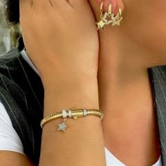 Taşlı Yıldız Figürlü Charm Bileklik – BLK0688