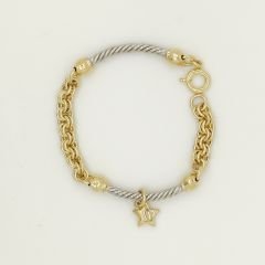 Karışık Zincirli Yıldızlı Bileklik – BLK0701