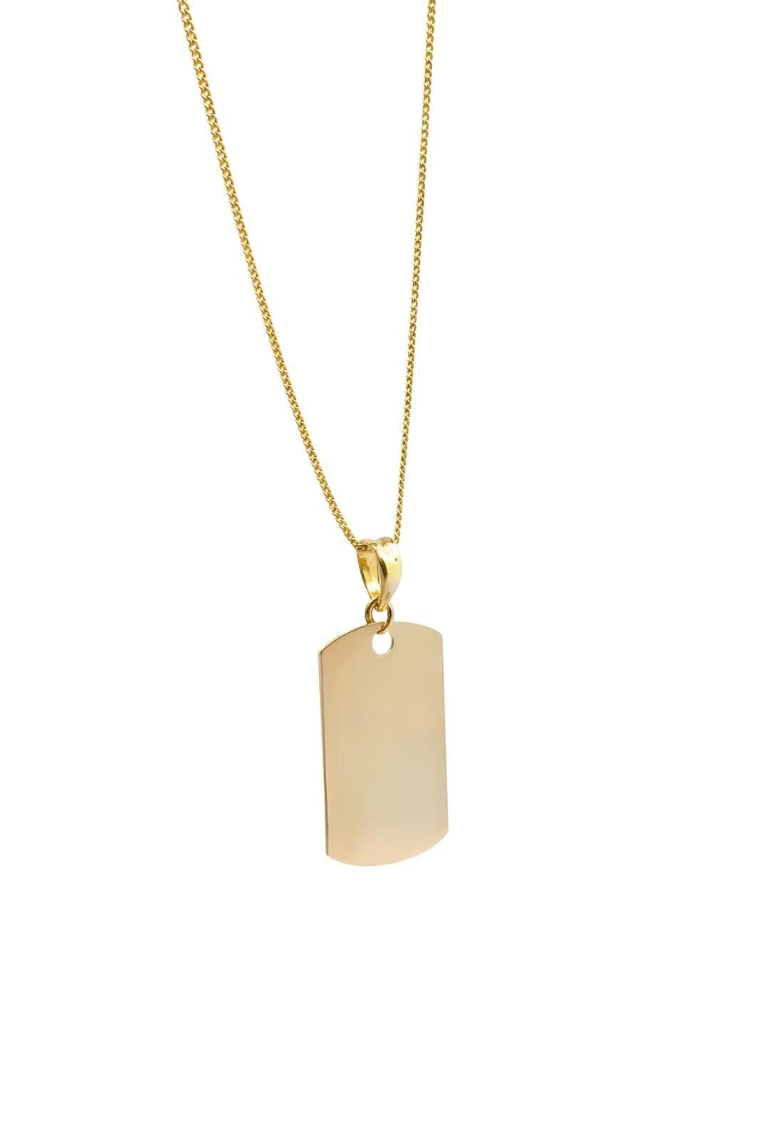 İsim Yazılabilir Asker Plaka Kolye Ucu - KLU0286