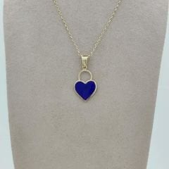 Mor Kalp Kilit Kolye Ucu – KLU0362