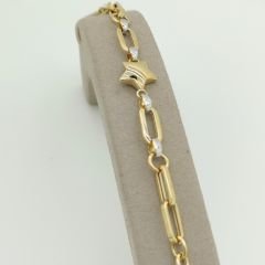 Karışık Zincirli Yıldızlı Bileklik – BLK0628