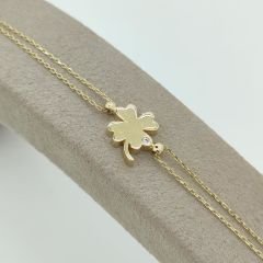 Yonca Figürlü İnce Bileklik – BLK0708