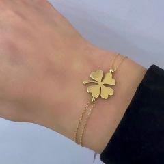 Yonca Figürlü İnce Bileklik – BLK0707