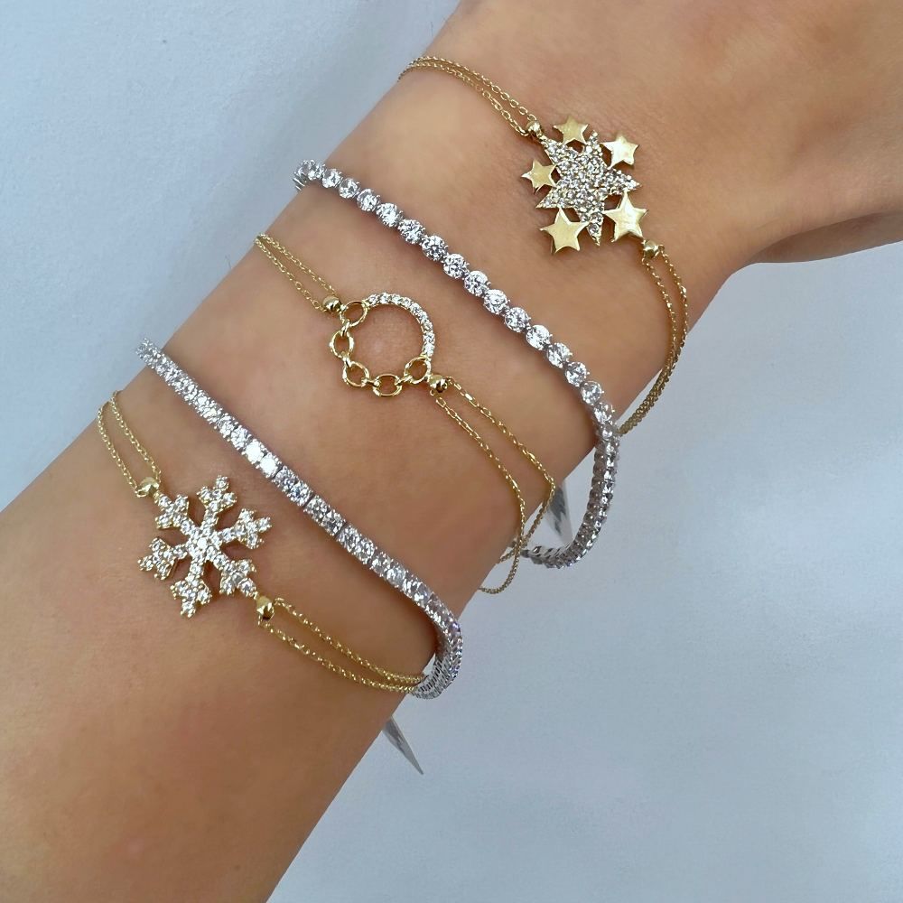 Kar Tanesi İnce Bileklik – BLK0693