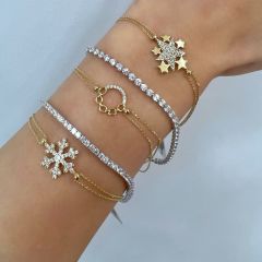 Kar Tanesi İnce Bileklik – BLK0693