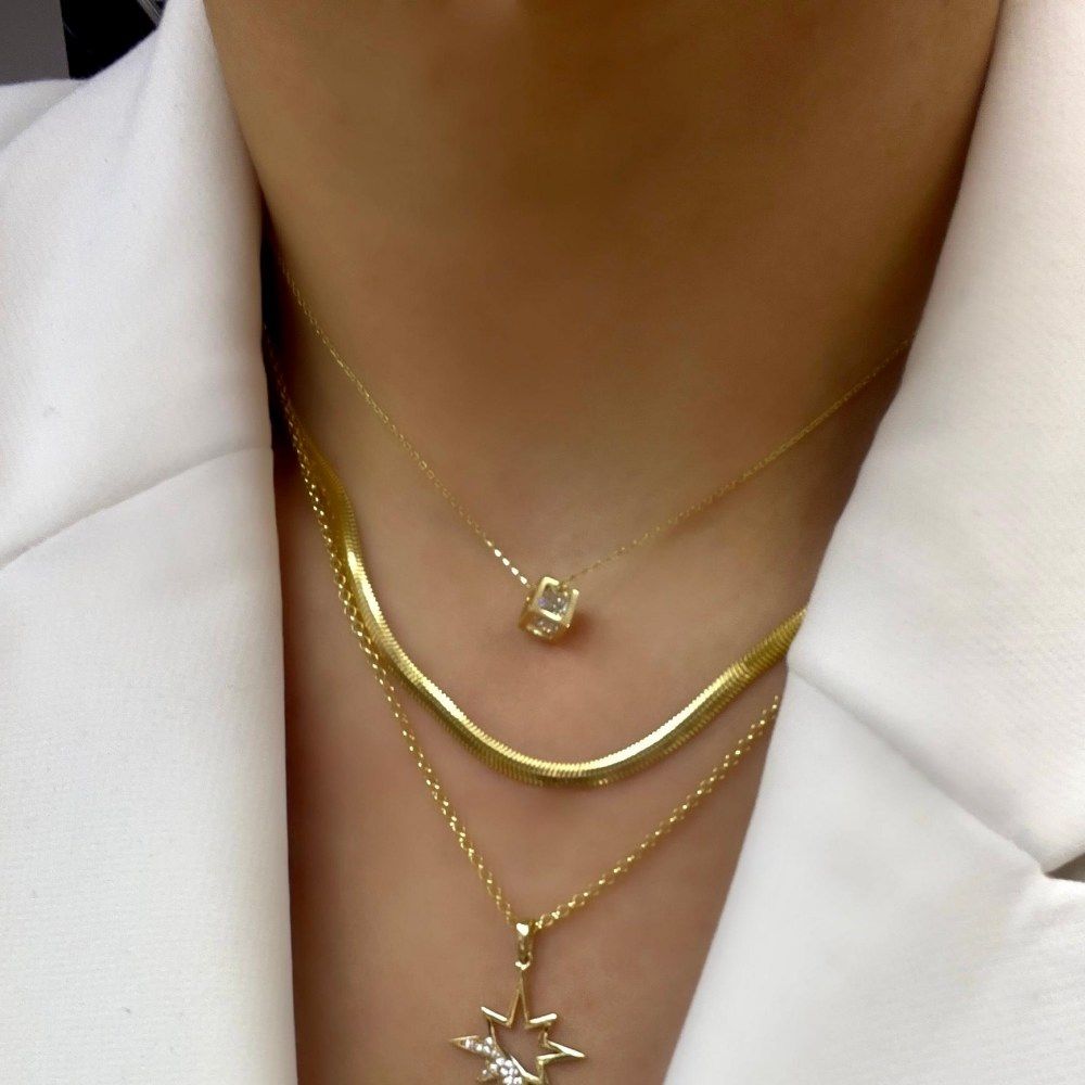 Küp Tektaş Kolye – KLY0877