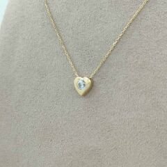 Kalp Tektaş Kolye – KLY0878