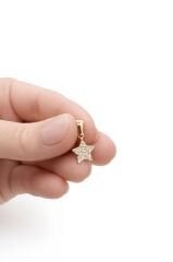 Taşlı Yıldız Kolye Ucu - KLU0661