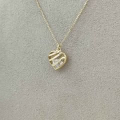 Kalp Kafes Tektaş Kolye – KLY0873