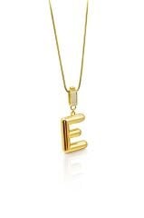 E Harfi Charm Kolye Ucu - KLU0610