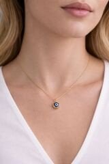 Mineli Nazar Boncuğu Kolye - KLY0954