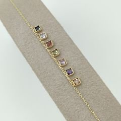 Renkli Kare Taşlı Bileklik – BLK0699