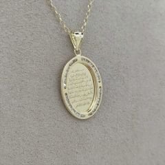 Ayetel Kürsi Dualı Kolye Ucu – KLU0352