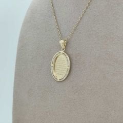 Ayetel Kürsi Dualı Kolye Ucu – KLU0352